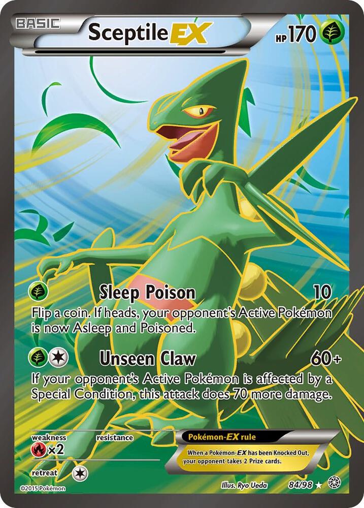 Sceptile EX (84 Full Art) (XY - Ancient Origins)