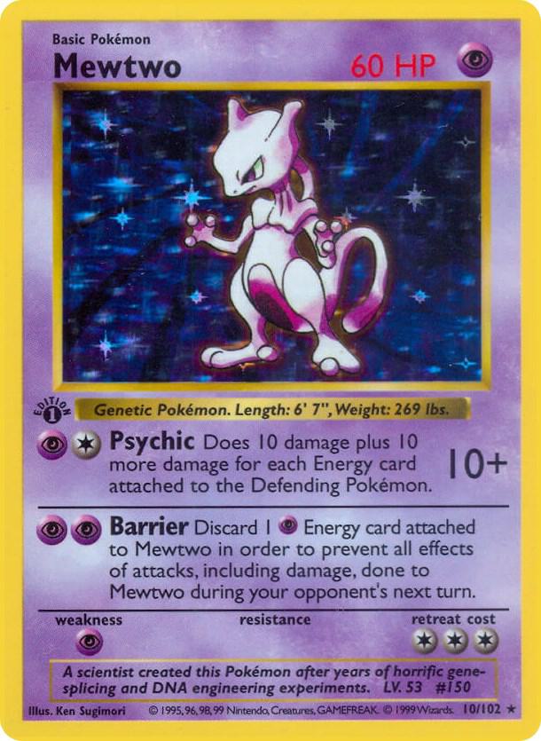 Mewtwo (Base Set (Shadowless))