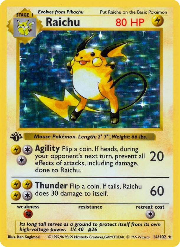 Raichu (Base Set (Shadowless))