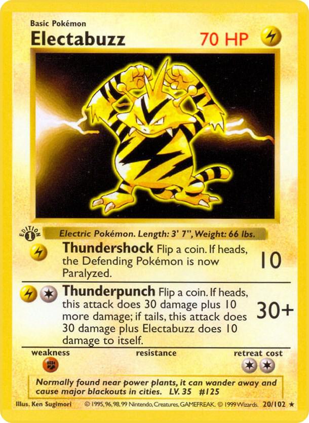 Electabuzz (Base Set (Shadowless))