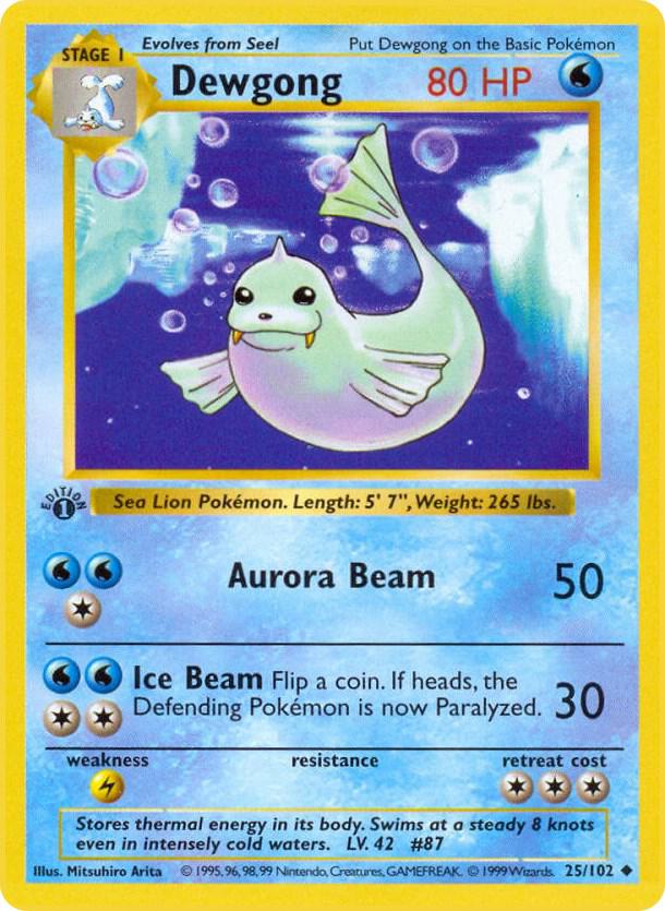 Dewgong (Base Set (Shadowless))