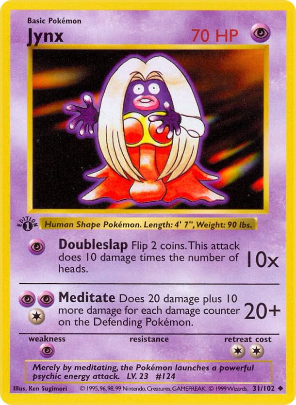 Jynx (Base Set (Shadowless))