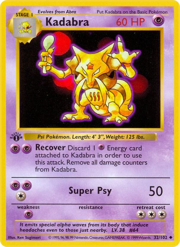 Kadabra (Base Set (Shadowless))