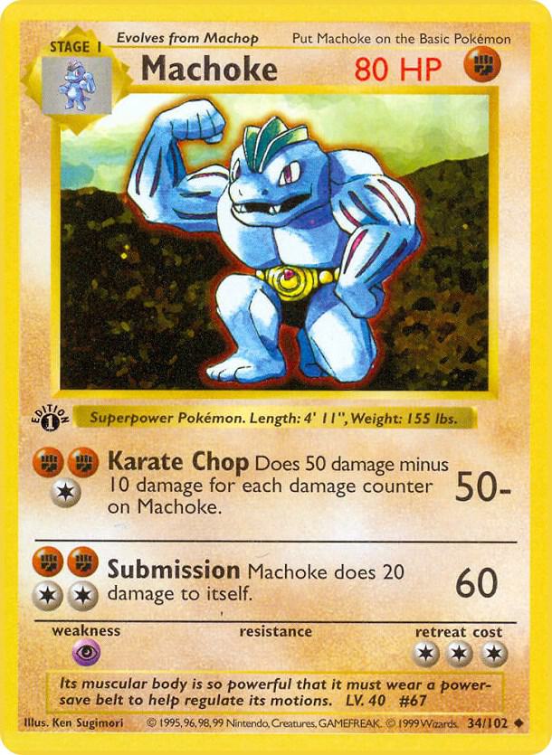 Machoke (Base Set (Shadowless))