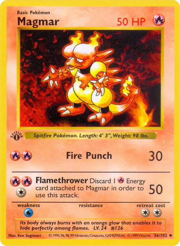 Magmar (Base Set (Shadowless))