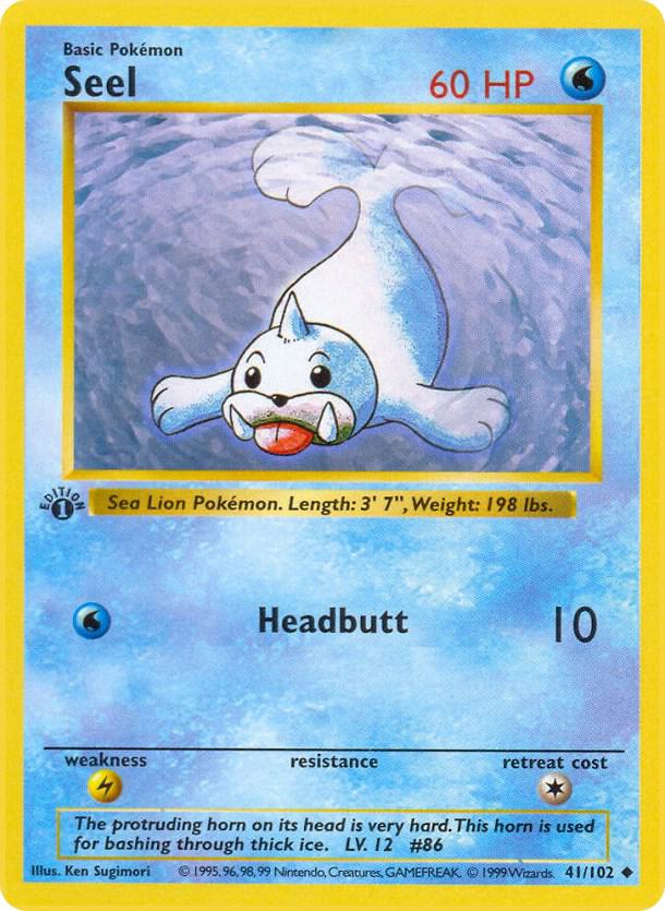 Seel (Base Set (Shadowless))