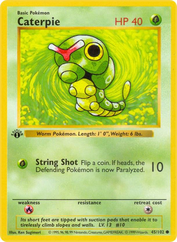 Caterpie (Base Set (Shadowless))