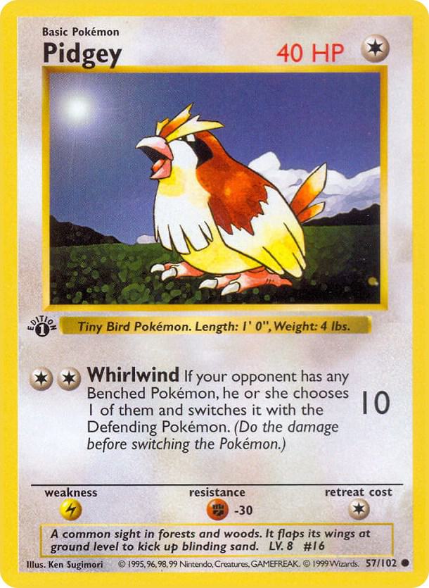 Pidgey (Base Set (Shadowless))
