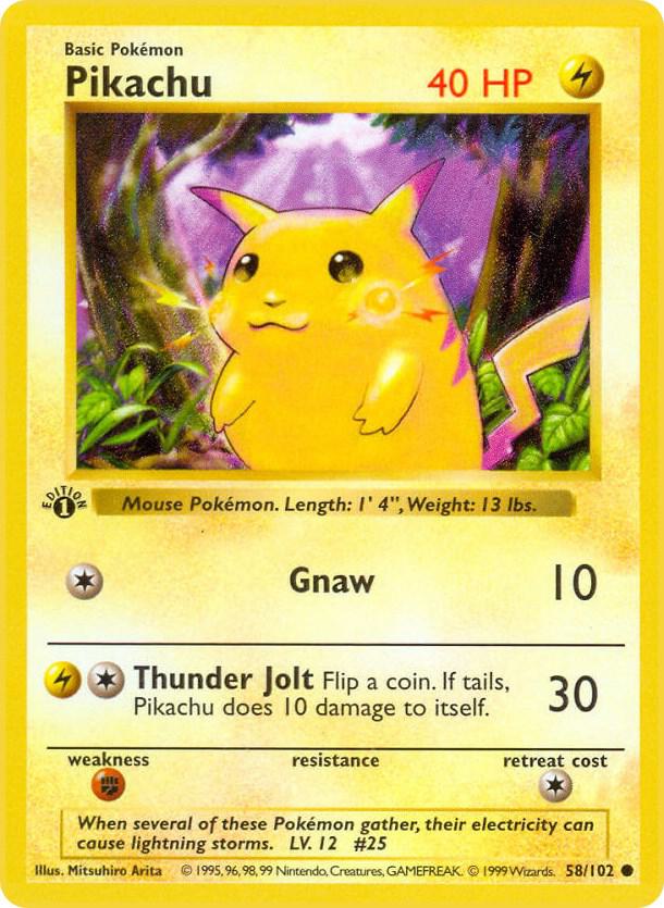 Pikachu (Base Set (Shadowless))