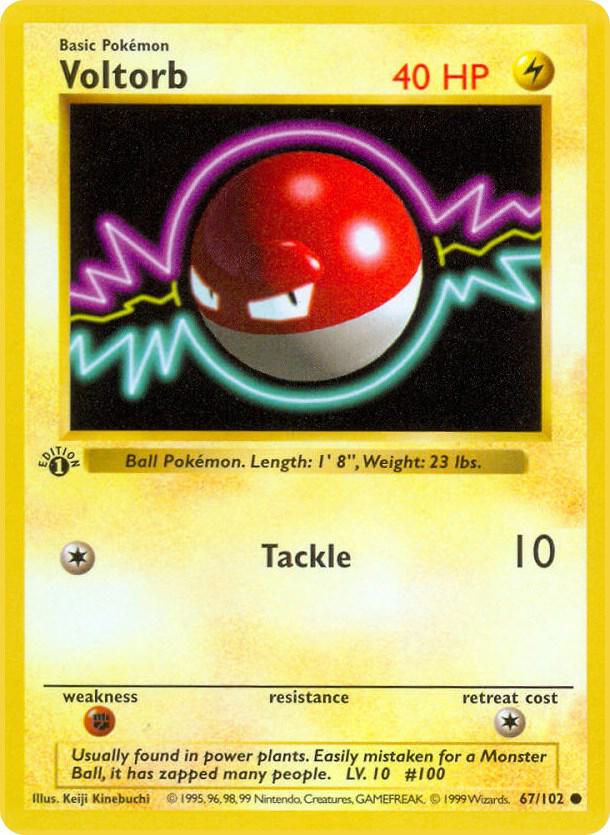 Voltorb (Base Set (Shadowless))
