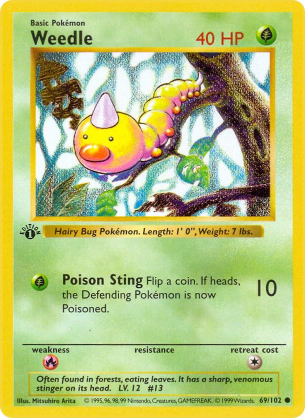 Weedle (Base Set (Shadowless))