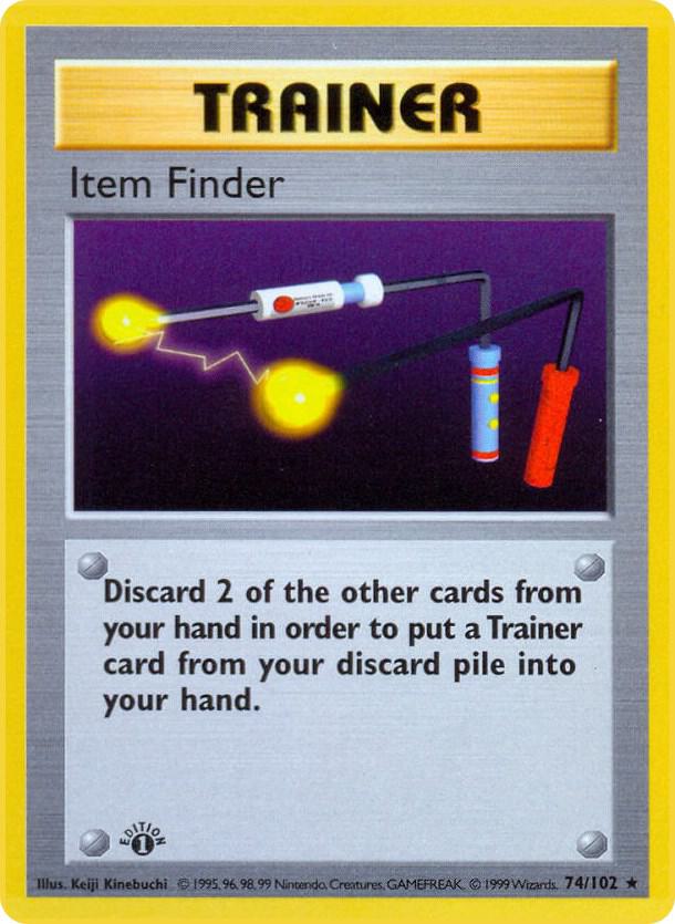 Item Finder (Base Set (Shadowless))