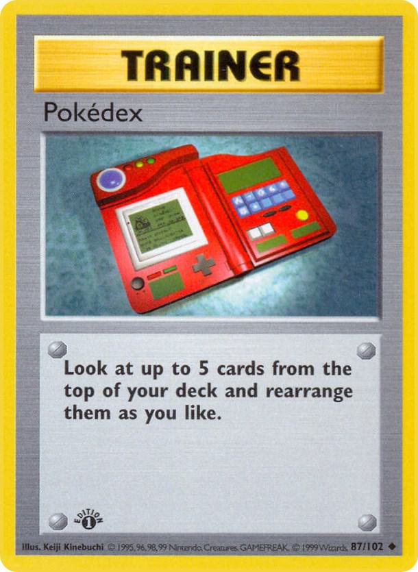 Pokedex (Base Set (Shadowless))
