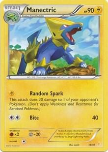 Manectric (13) (XY Trainer Kit: Pikachu Libre & Suicune)