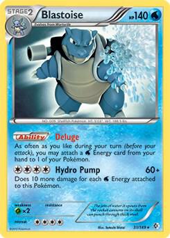 Blastoise - 31/149 (Non-Holo) (Deck Exclusives)