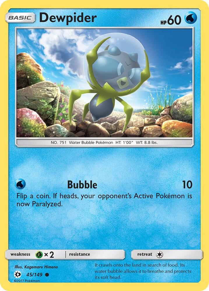 Dewpider (SM Base Set)
