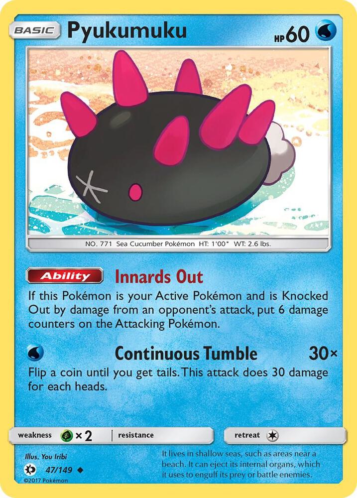Pyukumuku (SM Base Set)