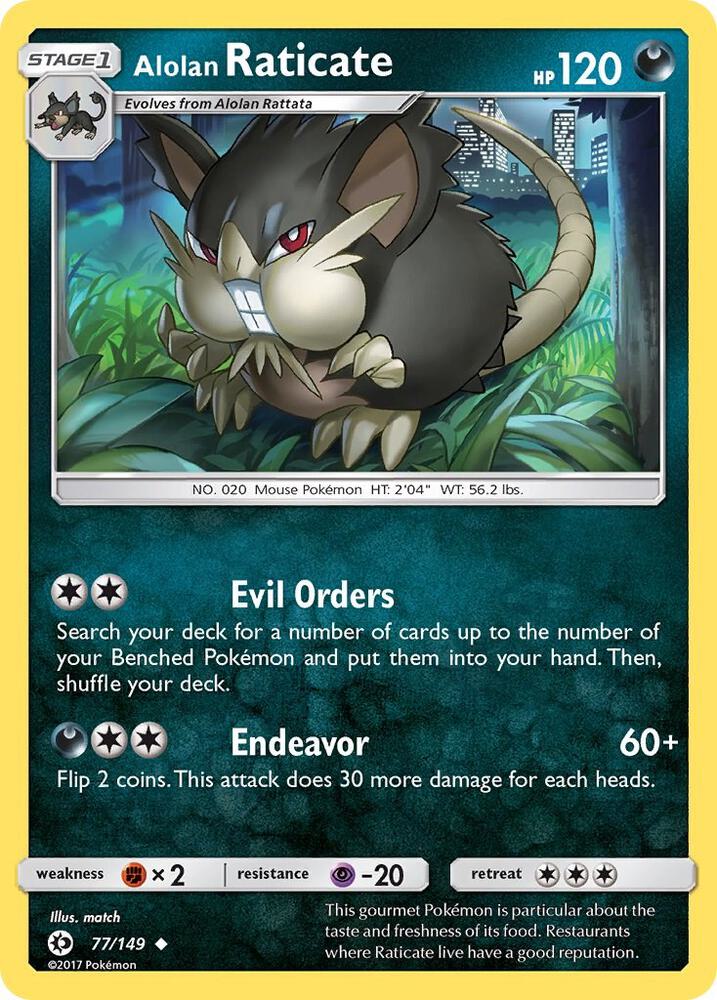Alolan Raticate (SM Base Set)