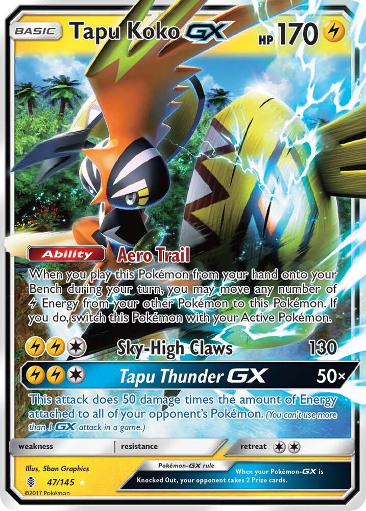 Tapu Koko GX (SM - Guardians Rising)