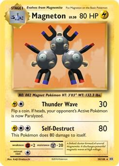 Magneton - 38/108 (XY Evolutions) (Deck Exclusives)