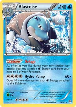 Blastoise - 16/101 (BW Plasma Blast) (Deck Exclusives)