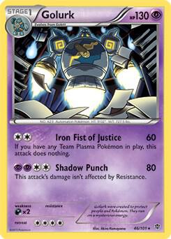 Golurk - 46/101 (BW Plasma Blast) (Deck Exclusives)
