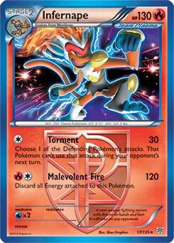 Infernape - 17/135 (BW Plasma Storm) (Deck Exclusives)