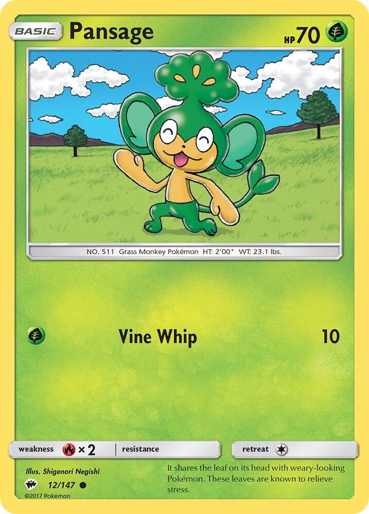Pansage (SM - Burning Shadows)