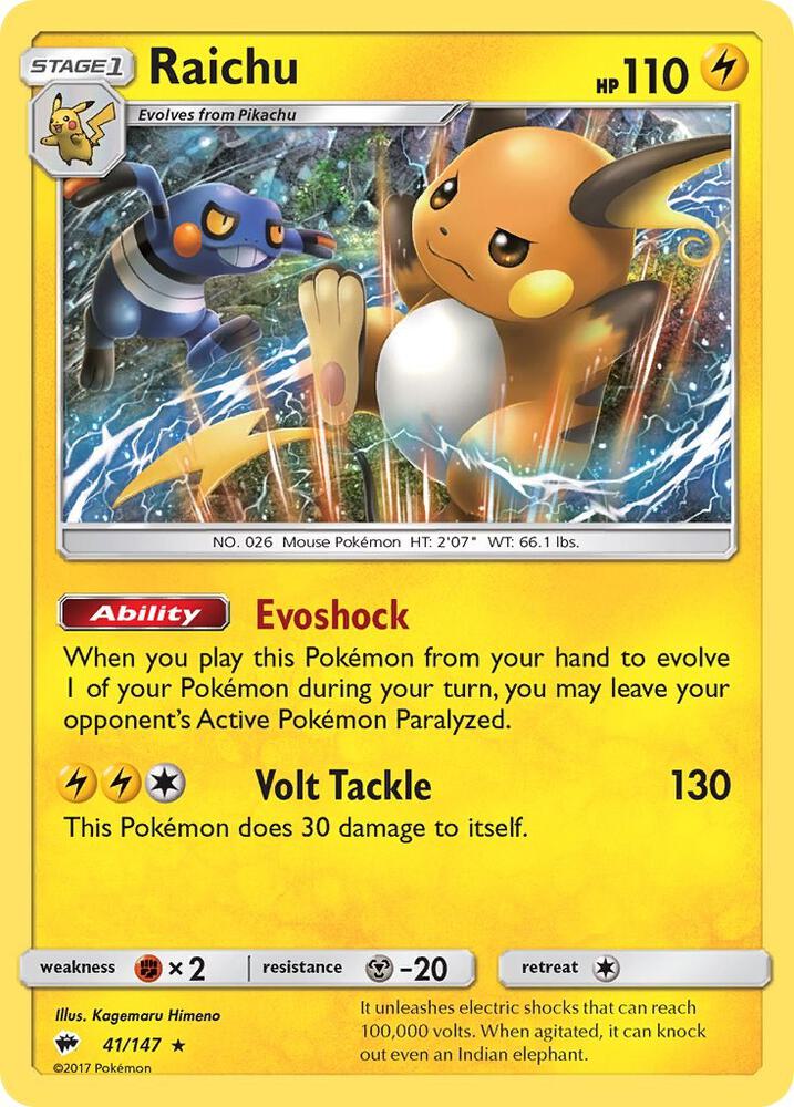 Raichu (SM - Burning Shadows)