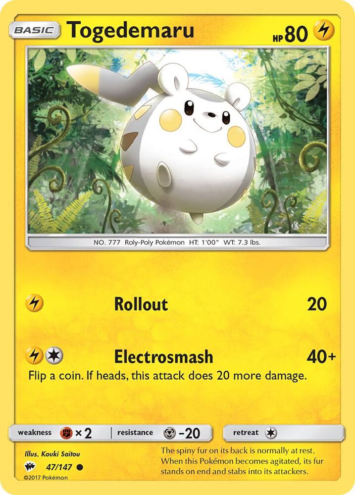 Togedemaru (SM - Burning Shadows)