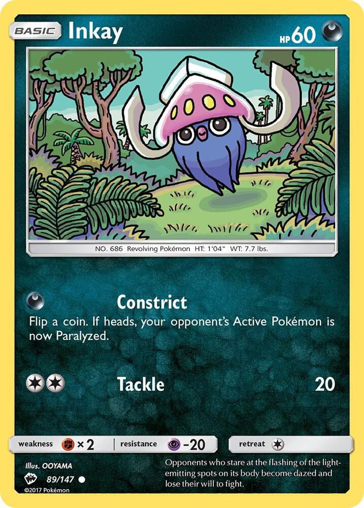 Inkay (SM - Burning Shadows)