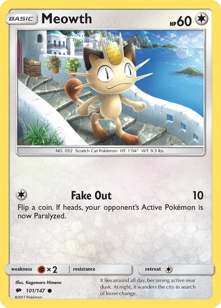 Meowth (SM - Burning Shadows)