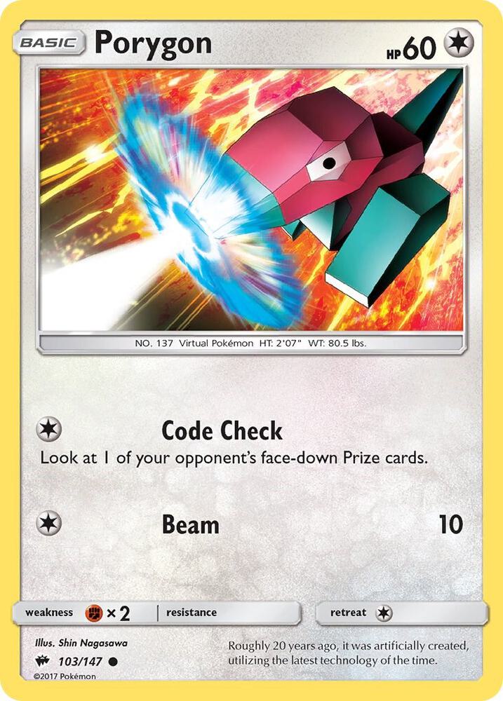 Porygon (SM - Burning Shadows)