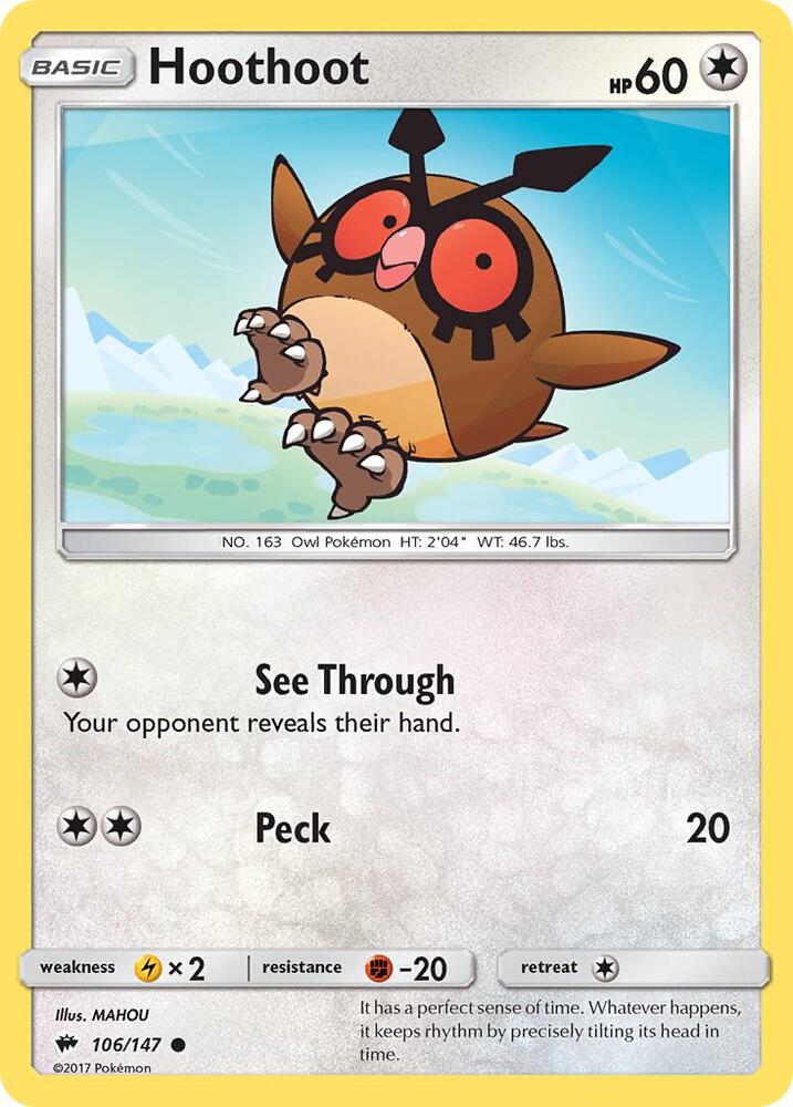 Hoothoot (SM - Burning Shadows)