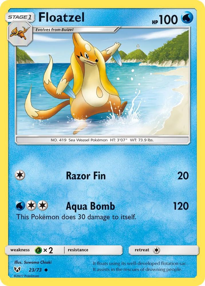 Floatzel (Shining Legends)