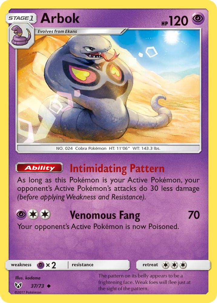 Arbok (Shining Legends)