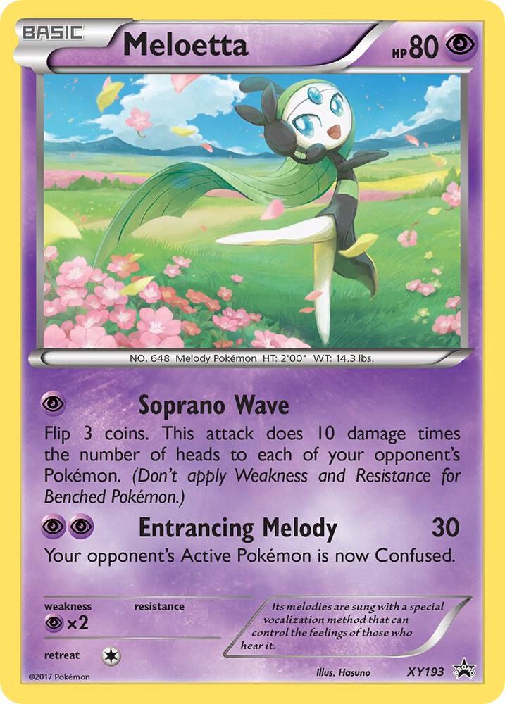 Meloetta - XY193 (XY Promos)