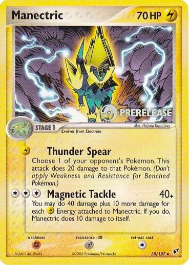 Manectric - 38/107 (Prerelease) (Nintendo Promos)