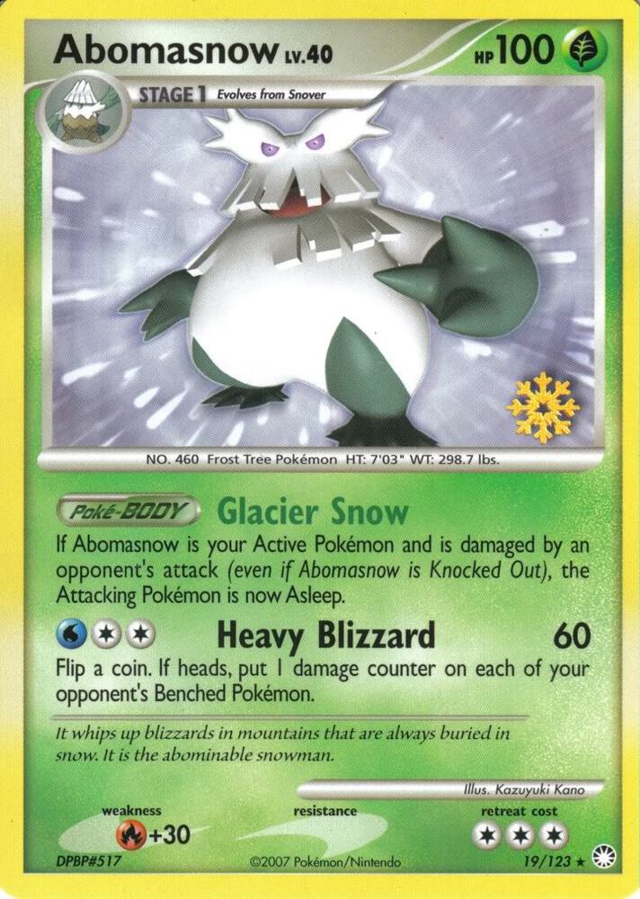 Abomasnow - 19/123 (Countdown Calendar Promos)