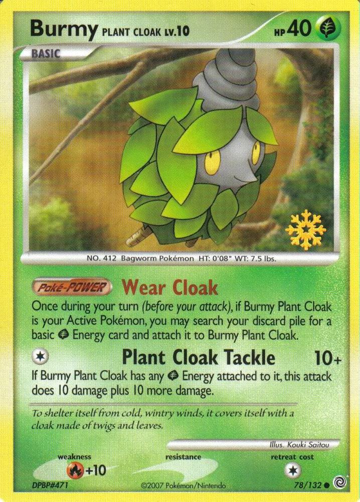 Burmy (Plant Cloak) - 78/132 (Countdown Calendar Promos)