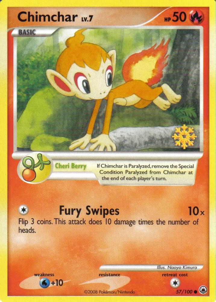 Chimchar - 57/100 (Countdown Calendar Promos)