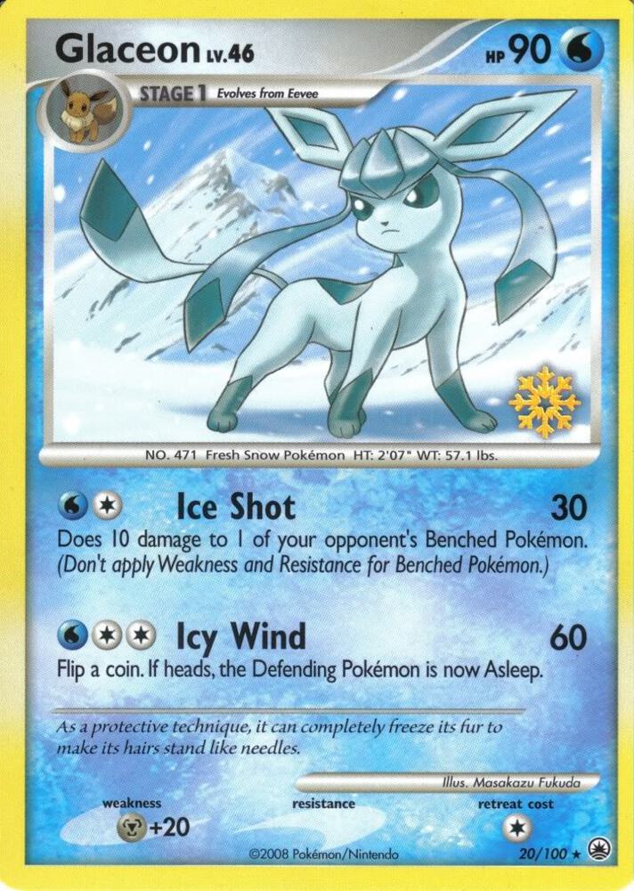 Glaceon - 20/100 (Countdown Calendar Promos)