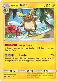 Alolan Raichu - 31/111 (SM Crimson Invasion) (Deck Exclusives)