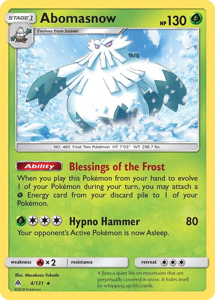 Abomasnow (SM - Forbidden Light)