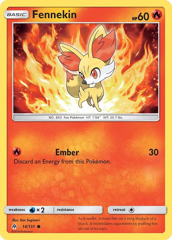 Fennekin (14) (SM - Forbidden Light)