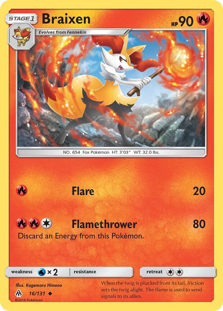 Braixen (SM - Forbidden Light)