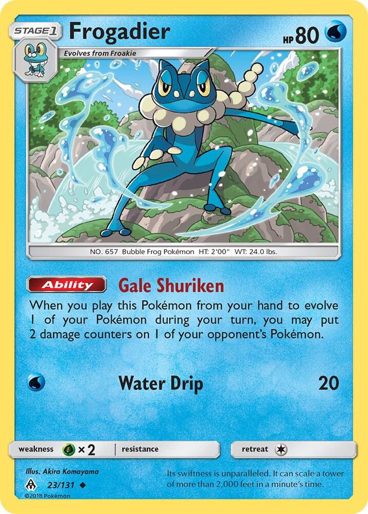 Frogadier (SM - Forbidden Light)
