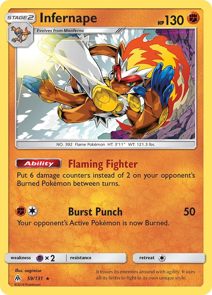 Infernape (SM - Forbidden Light)