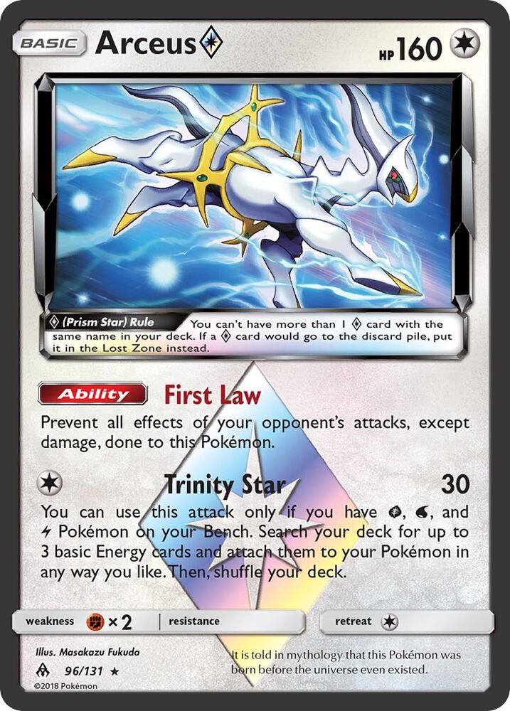 Arceus Prism Star (SM - Forbidden Light)