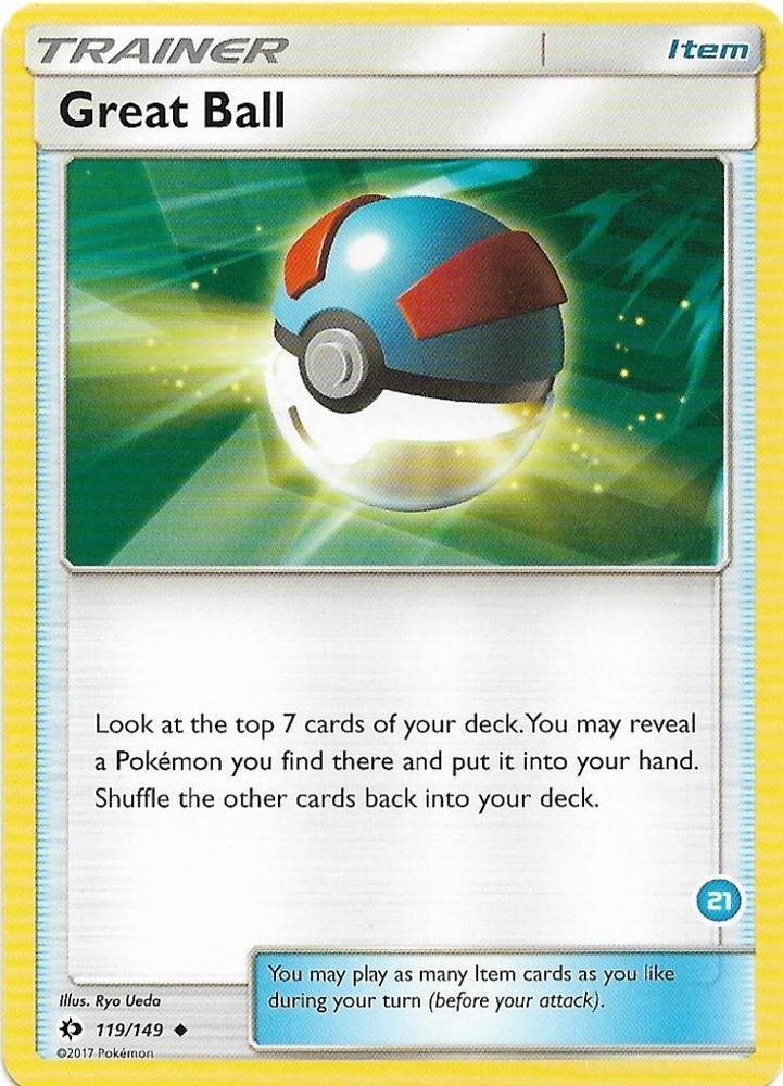 Great Ball (#21, Alolan Ninetales Half-Deck) (SM Trainer Kit: Alolan Sandslash & Alolan Ninetales)